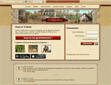 Tablet Screenshot of guerretribale.fr